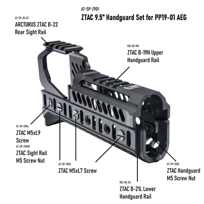 ARCTURUS PP19-01 VITYAZ ZTAC SP1 CQB AEG FE™